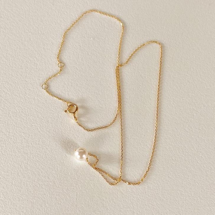 Colgante en Plata De Ley 925 con Perla Geométrico Collar