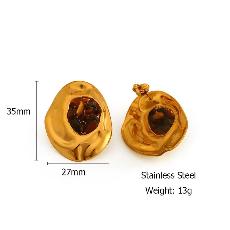 Pendientes retro Geométrico