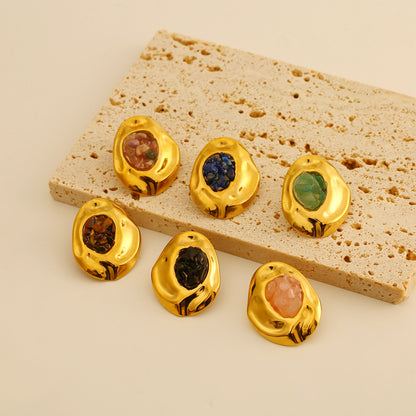 Pendientes retros  en acero inoxidable