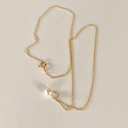 Colgante en Plata De Ley 925 con Perla Geométrico Collar