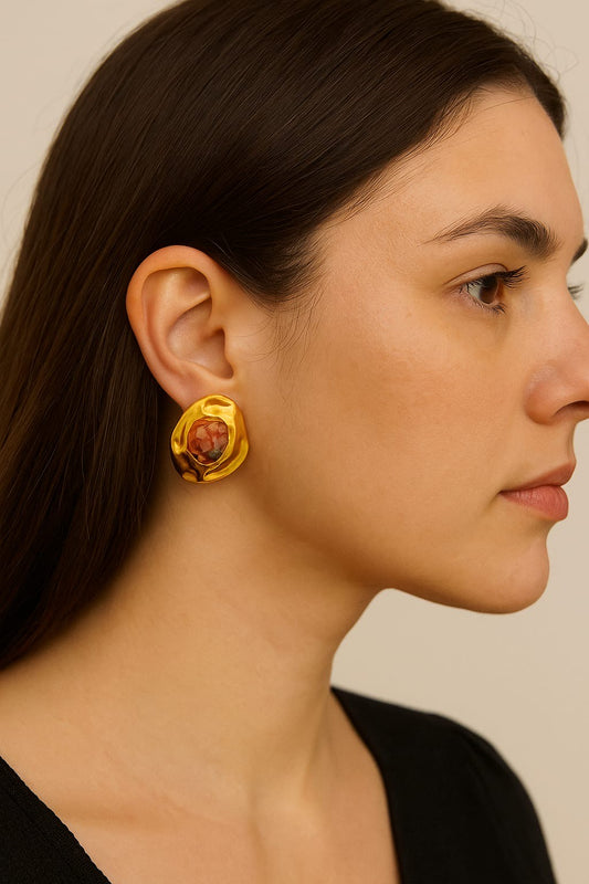 Pendientes retro Geométrico